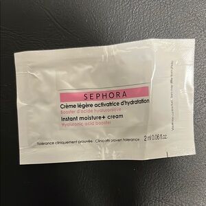 New Sephora Instant Moisture+ Cream Sample